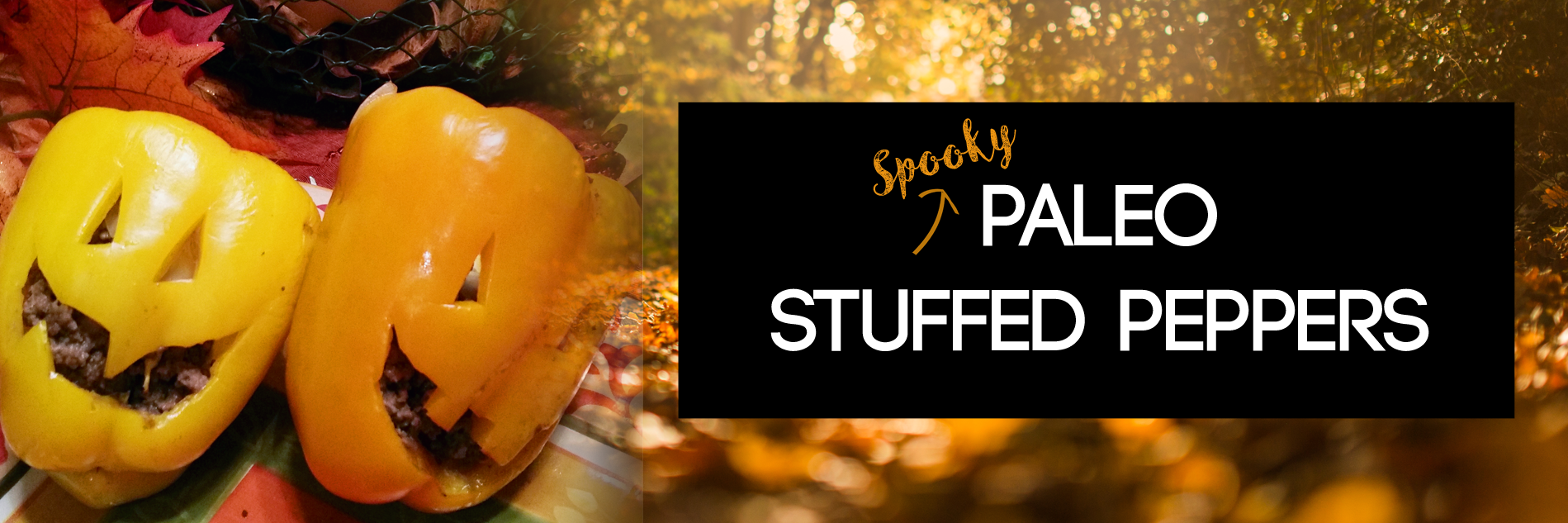 spooky stuffed peppers banner - small